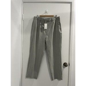 Seed Pinstripe Pants Grey Size 16